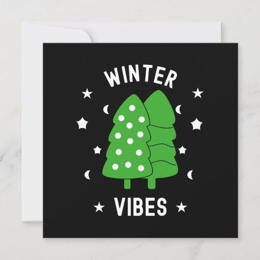 Zwei Bäume Winter Vibes (Vorderseite)