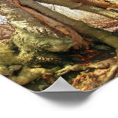 Zwei Bäume, zusammengebaut Poster (Ecke)