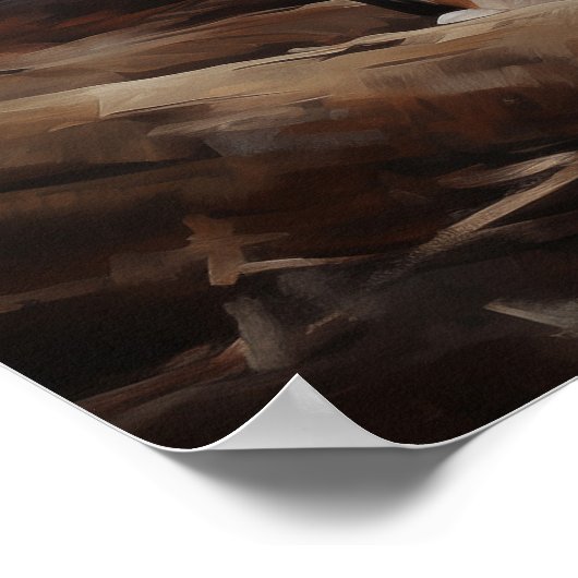 Zwei Beagles Poster (Ecke)