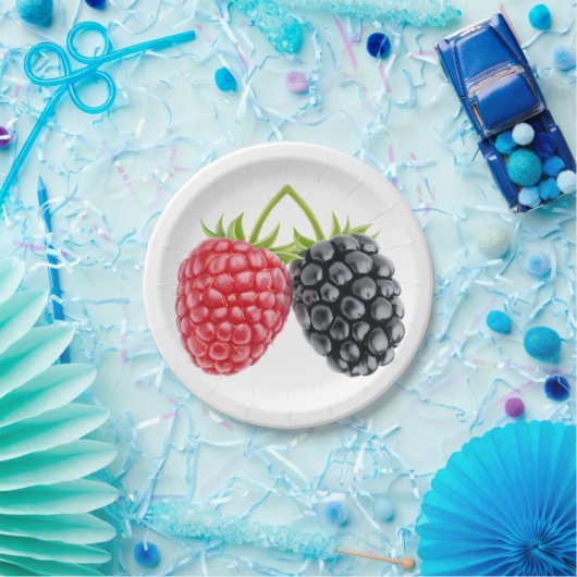 Zwei Beeren Pappteller (Party)