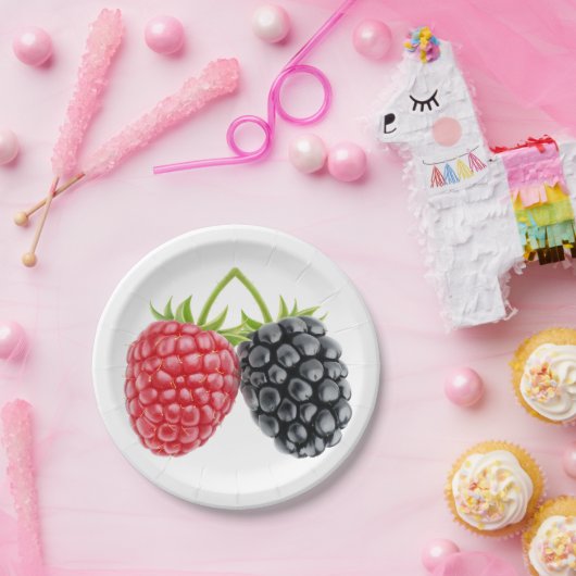 Zwei Beeren Pappteller (Party)
