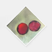 Zwei Beeren Serviette (Ecke)