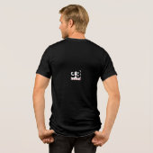 Zwei Beeren Tri-Blend Shirt (Rückseite voll)