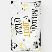 ZWEI BEGRIFFE ZUM 2. Geburtstag Banner (Vertikal)