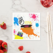 ZWEI BEGRIFFE ZUM 2. Geburtstag Serviette (Beispiel)