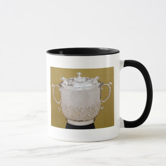 Zwei-behandelte Schale und Abdeckung, c.1695 Tasse (Rechts)