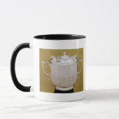 Zwei-behandelte Schale und Abdeckung, c.1695 Tasse (Links)