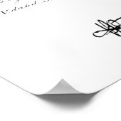 Zwei Beispiele für die Unterschrift Poster (Ecke)