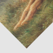 Zwei beobachtende Hunde Seidenpapier (Ausschnitt)