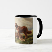 Zwei beobachtende Hunde Tasse (VorderseiteRechts)