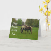 **ZWEI, BEREIT ZUM FEIERN** AM GEBURTSTAG KARTE (Gelbe Blume)