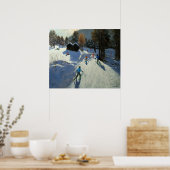 Zwei Berghütten Pleney Morzine Poster (Küche)