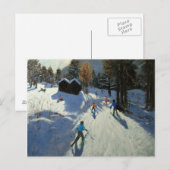Zwei Berghütten Pleney Morzine Postkarte (Vorne/Hinten)