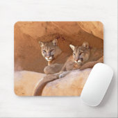Zwei Berglionen-Mousepad Mousepad (Mit Mouse)