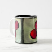 Zwei Berries Zweifarbige Tasse (Vorderseite Links)