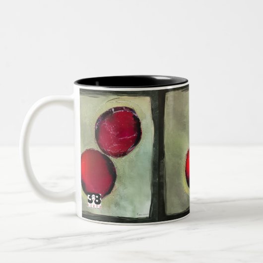 Zwei Berries Zweifarbige Tasse (Links)