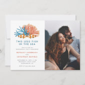 Zwei Beteiligungspartei für weniger Foto Einladung (Vorderseite)