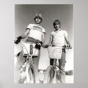 Zwei Betreff Vintag BMX Druck (kann vergrößert wer Poster