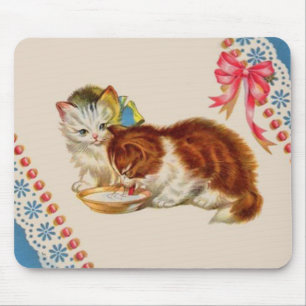 zwei bezaubernde Kätzchen Mousepad