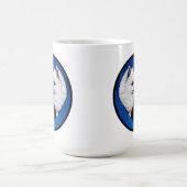 Zwei bezaubernde Spitzhunde Kaffeetasse (Mittel)