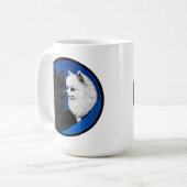 Zwei bezaubernde Spitzhunde Kaffeetasse (Vorderseite Links)