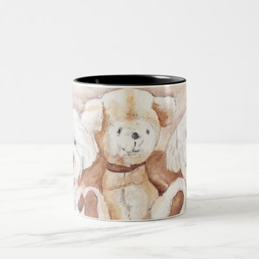 Zwei Bichons und ein Freund auf einer Tasse / Cup (Mittel)