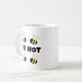 Zwei Bienen oder nicht zwei Bienen Kaffeetasse (Vorderseite Links)