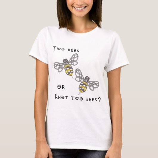 Zwei Bienen T-Shirt (Vorderseite)