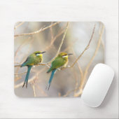Zwei Bienenfresser Mousepad (Mit Mouse)