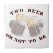zwei Bier Fliese (Vorderseite)
