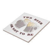 zwei Bier Fliese (Seite)