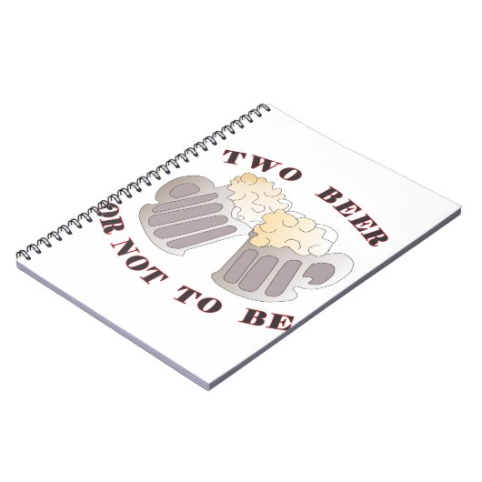 zwei Bier Notizblock (Linke Seite)