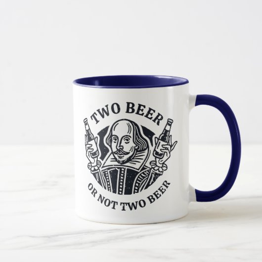 Zwei Bier oder nicht zwei Bier Tasse (Rechts)
