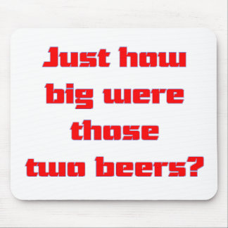 Zwei Biere Mousepad