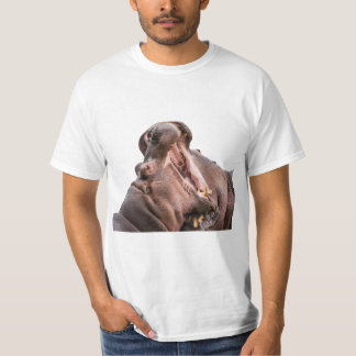 Zwei Big Mouth Hippo T-Shirt