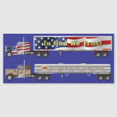 Zwei Big Rigs Magnet (Vorderseite)