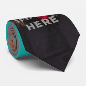 Zwei Bild-Foto-lustiger Hals-Krawatten-unten Krawatte (Gerollt)