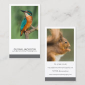 Zwei Bild-Fotografie-Visitenkarte Visitenkarte (Vorne/Hinten)