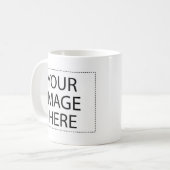 Zwei-Bild-Vorlage für die Tasse (Vorderseite Links)