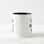 Zwei-Bild-Vorlage für die Tasse (Mittel)