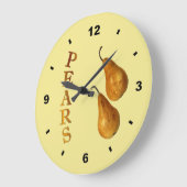 Zwei Birnen ~ Botanische Uhr ~ Küche ~ Farbe (Winkel)
