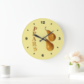 Zwei Birnen ~ Botanische Uhr ~ Küche ~ Farbe (Zuhause)