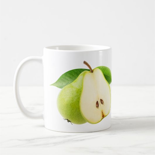 Zwei Birnen Kaffeetasse (Links)