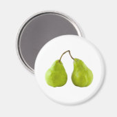 Zwei Birnen Magnet (Vorderseite/Rückseite)