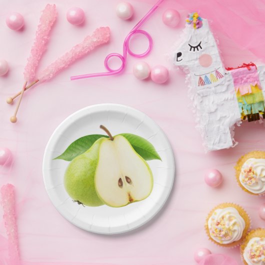 Zwei Birnen Pappteller (Party)