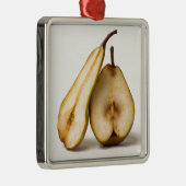 Zwei Birnenhälften - meine süße und perfekte Hälft Ornament Aus Metall (Rechts)
