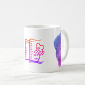 Zwei Bison mit kreativer Logo-Tasse Kaffeetasse (VorderseiteRechts)