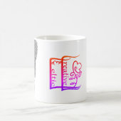 Zwei Bison mit kreativer Logo-Tasse Kaffeetasse (Mittel)