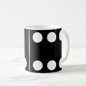 Zwei Black Domino Tasse (VorderseiteRechts)