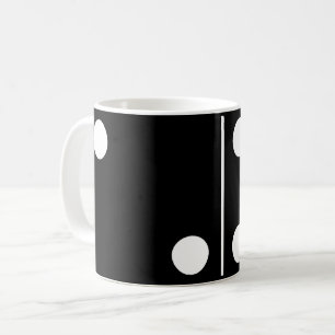 Zwei Black Domino Tasse